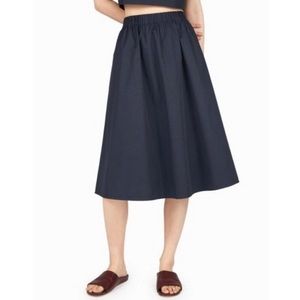 EVERLANE The Clean Cotton Pull-On Skirt